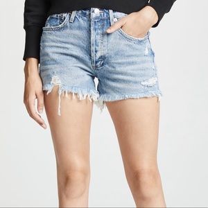 AGOLDE Parker Vintage Loose Fit Cutoff Shorts